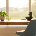 Modern organized home office layout for peak productivity.